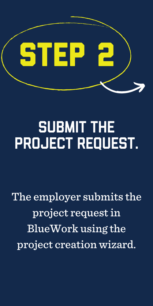 Step 2. Submit the project request.